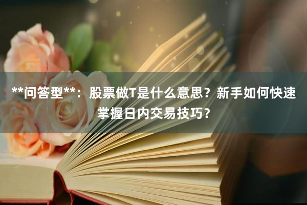 **问答型**：股票做T是什么意思？新手如何快速掌握日内交易技巧？