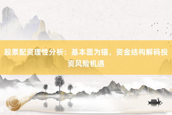 股票配资理性分析：基本面为锚，资金结构解码投资风险机遇